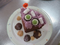 sハロウィンのお菓子作り