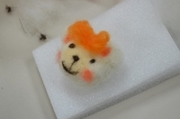 羊毛フェルトでマスコット作り