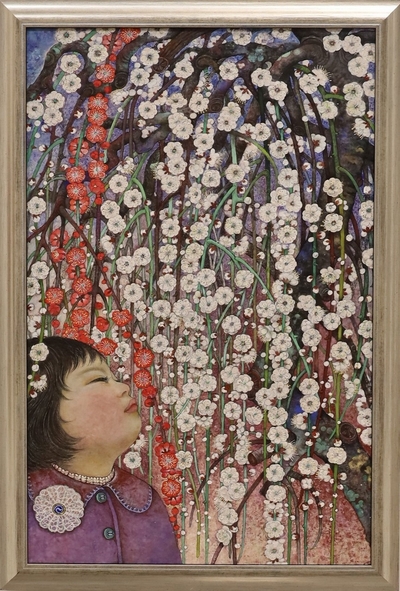 日本画市展賞「百花の魁」福田公美.jpg